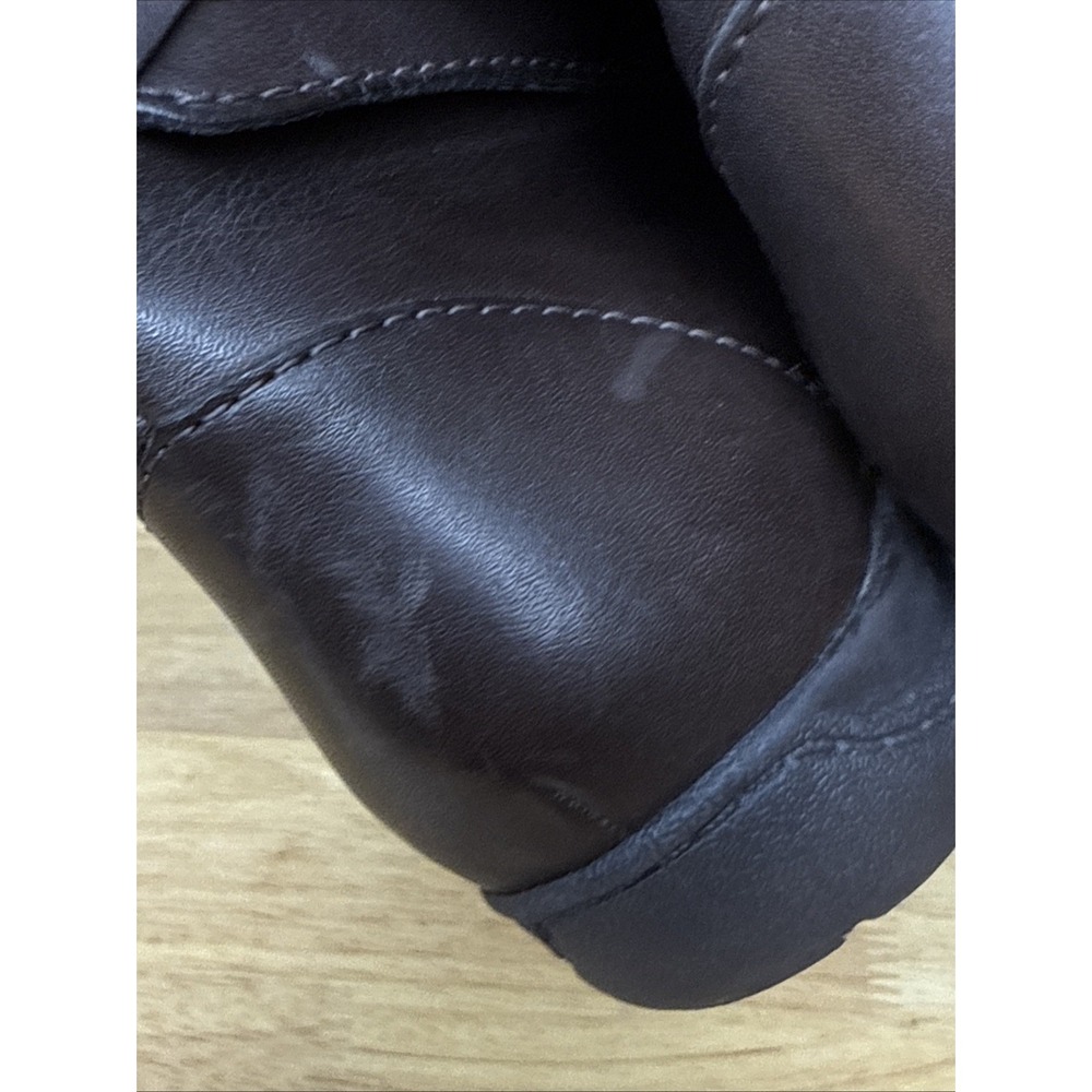 Clarks Collection Zip Side‎ Leather Mid Rise Boots  26102919 Brown Women's 8 GUC - Picture 13 of 13